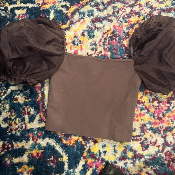 Aritzia Wilfred puff sleeve stanza top size xsmall - Picture 6 of 11